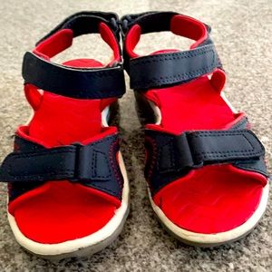 Lands End Velcro Sandals size Y9M